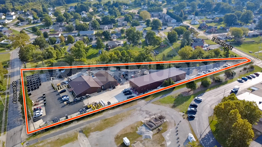 Drone Aerial - Side View
