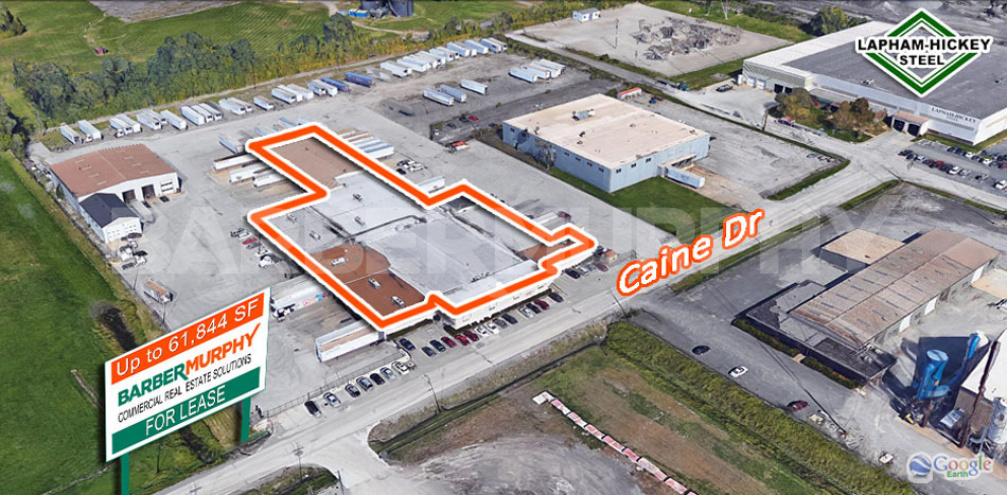 Aerial Image of 61,844 SF Temperature Controlled Warehouse Building for Lease in Madison, IL