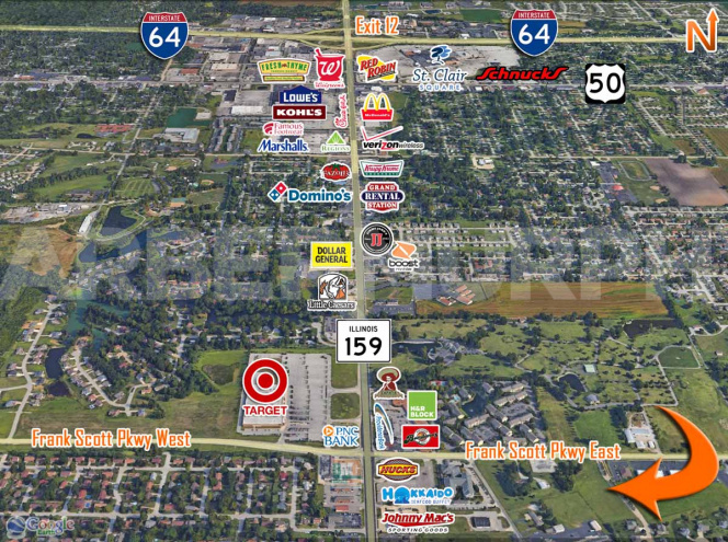 156 Frank Scott Pkwy East - Expanded View of Area Map
