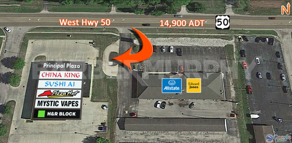 0.17 Acre Pad Ready Site for Lease at 721 West Highway 50, Site Map Image