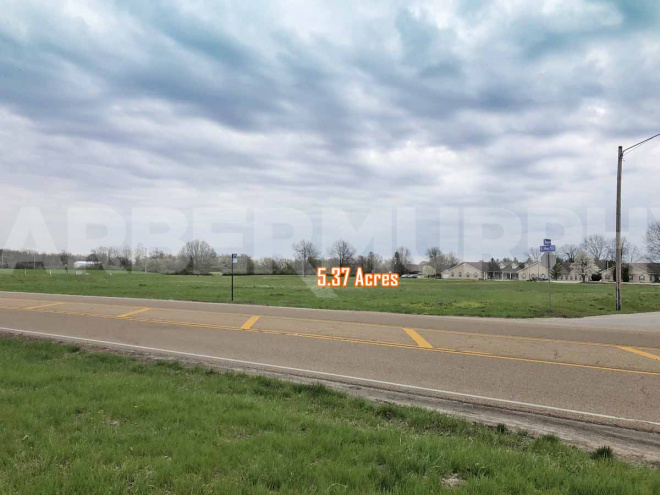 Ground View of 5.37 Acre Commercial Development Site at 1730 East Hwy 50, O'Fallon, IL 62269, St. Clair County