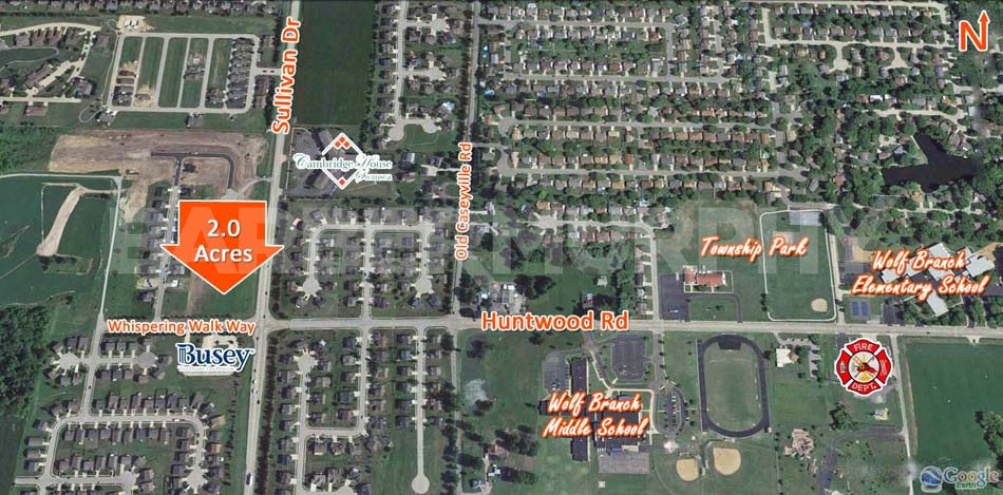 Aerial Image of Sullivan Drive - 2 Acres - Expanded Area Map