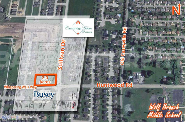Aerial Image of Sullivan Drive - 2 Acres - Site Plan Overlay