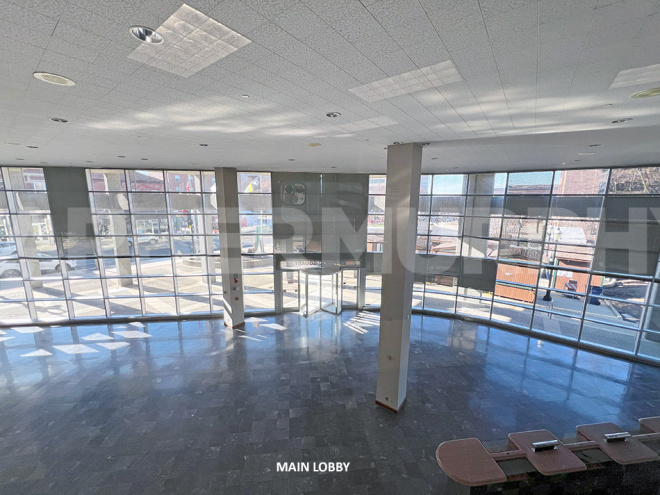 Lobby of Class A Office Building with Space for Lease in Downtown Belleville, IL