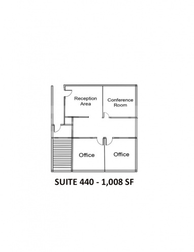 Floor Plan 440 Class A Office Building with Space for Lease in Downtown Belleville, IL