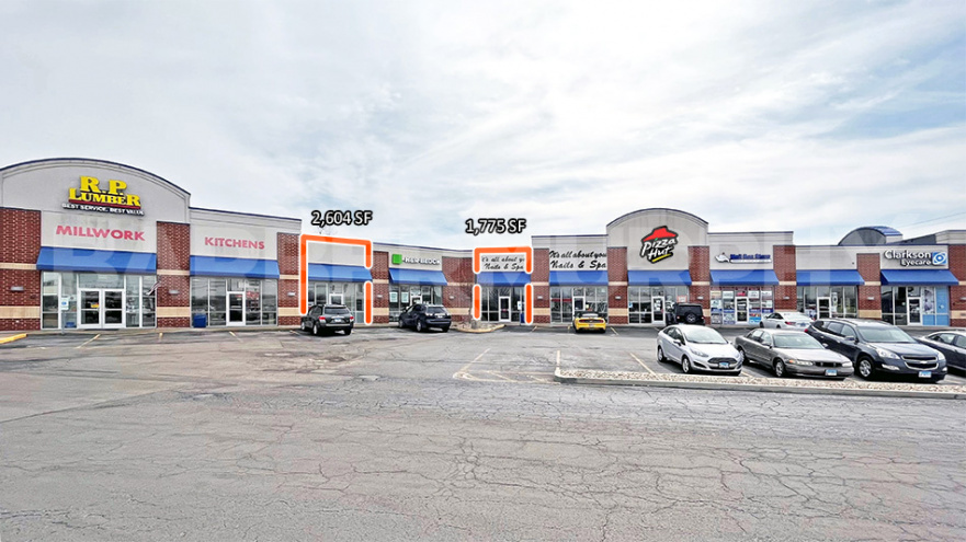Exterior Image for Highland Shopping Center, Office and Retail Space for Lease