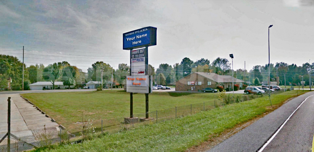 Stand Alone Signage at Echo Plaza, Collinsville, IL 62062