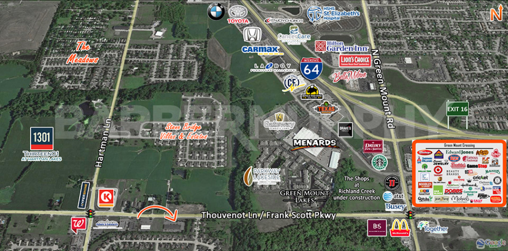 Expanded Aerial of 1207 Frank Scott Pkwy, Shiloh, IL 62269