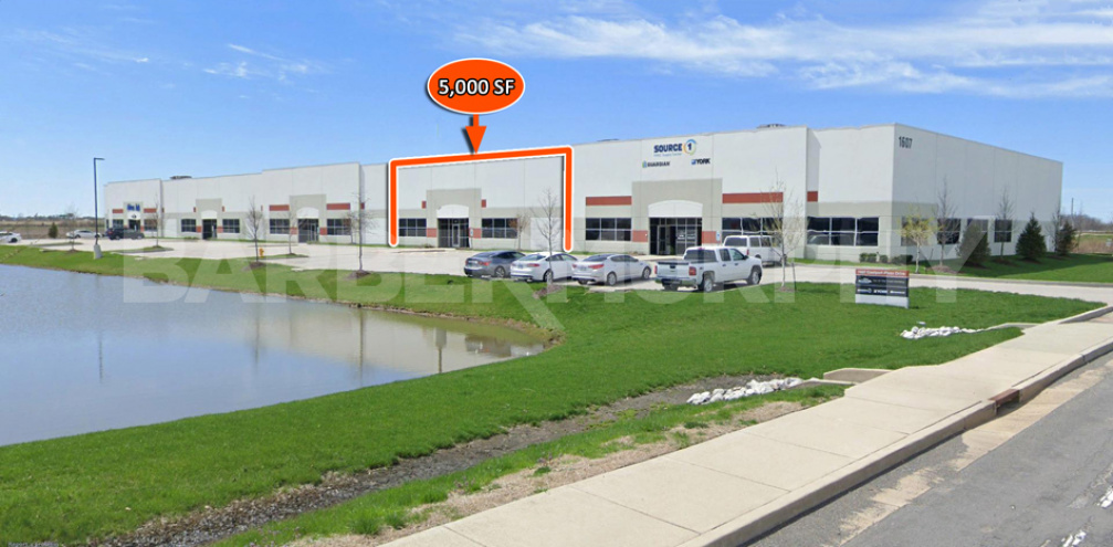 Exterior Image of Warehouse Building with Space for Lease in Eastport Plaza, Collinsville, IL