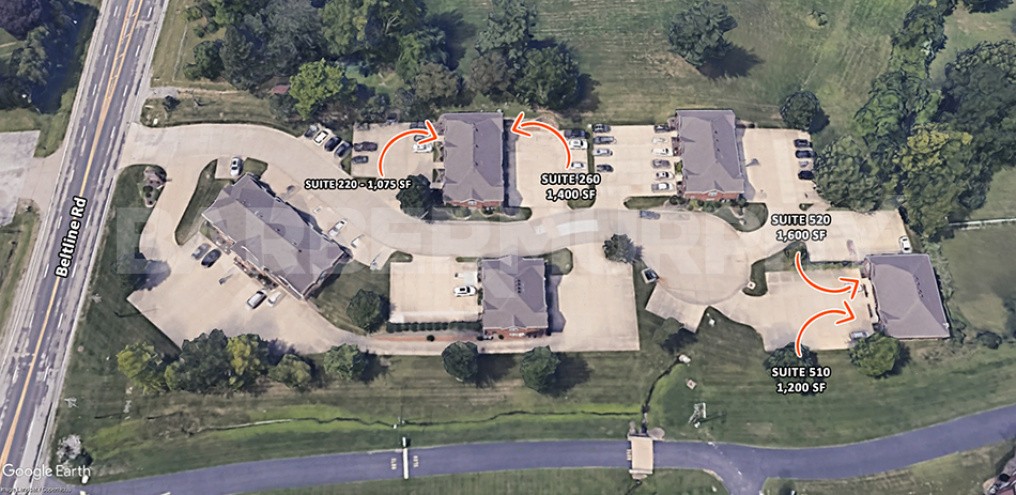 Aerial Of 220, 260, 510, 520 Regancy Centre, Collinsville, IL 62234