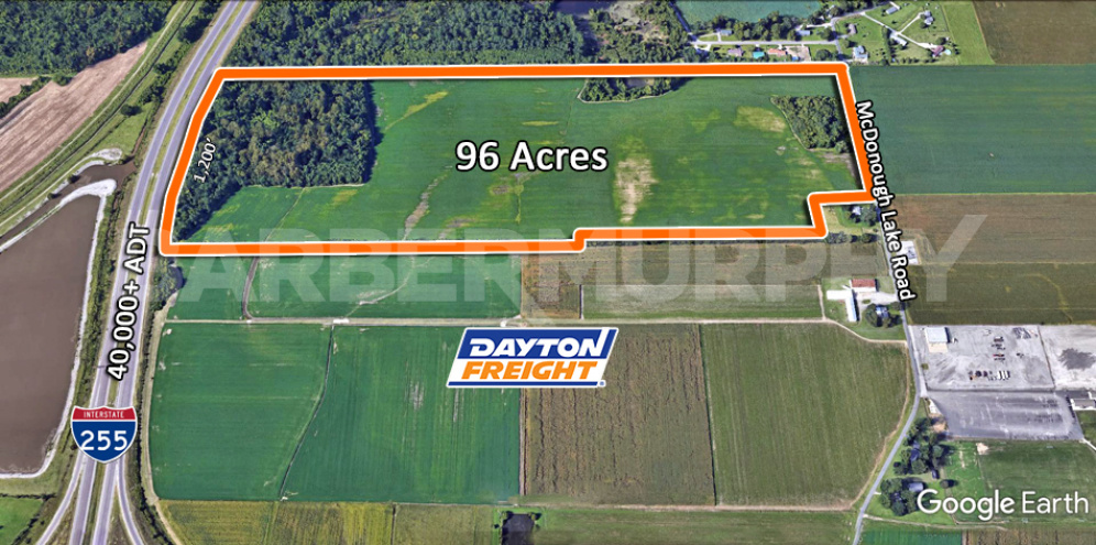 Aerial Image showing parcel