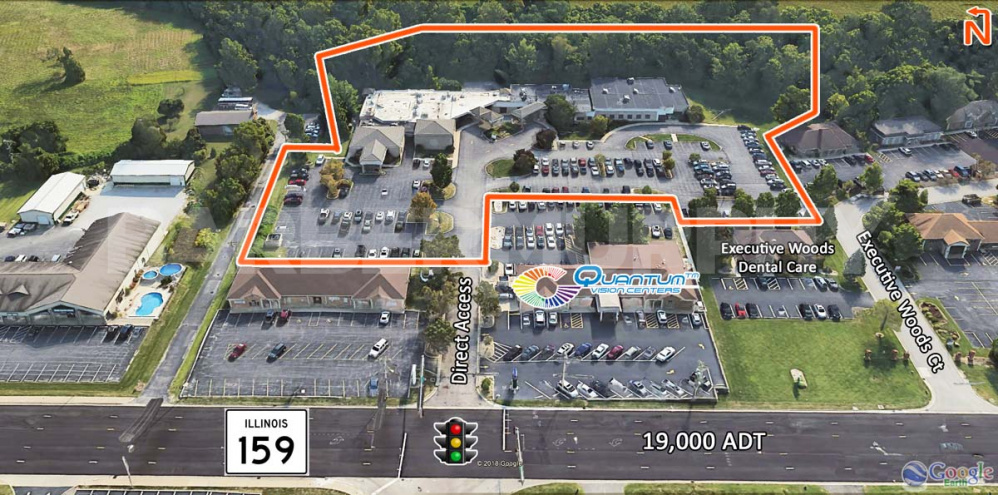 Site Map of Medical Office Complex for Sale at 4000 N Illinois St., Swansea, IL